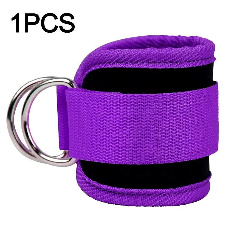 1PC Padded Ankle Straps Ankle Straps for Cable Machines Double D-Ring Fitness Ankle Cuffs for Gym Workouts Rebate Leg Extensions