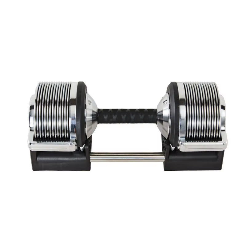 Adjustable Dumbbell 32KG Dumbbell Adjustable Weight Weight Display Automatic Locking Home Dumbbell Set