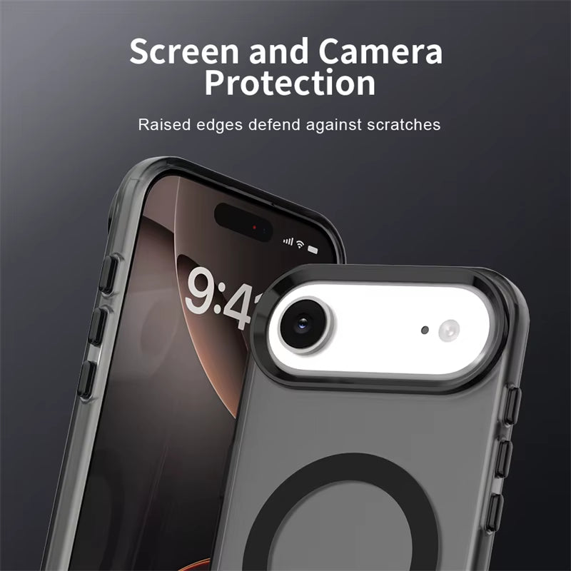 Magnetic Adsorption Wireless Charge Clear Case for Iphone 17 Air Transparent Phone Case Iphone 17 Air Case for Iphone 17 Pro Max