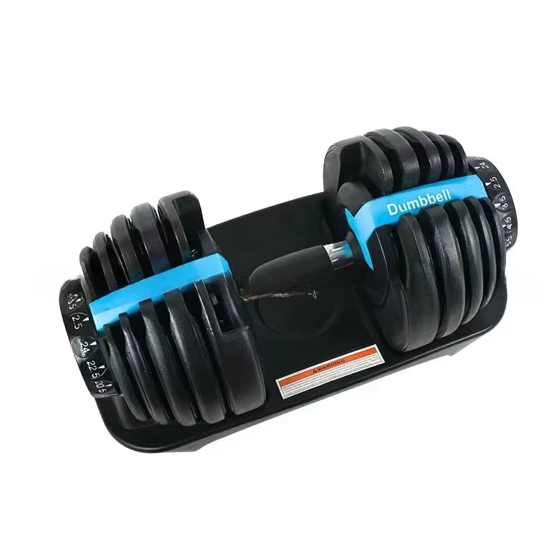 24Kg Adjustable Dumbbell 5 to 52.5Lb Home Gym Dumbbell Muscle Workout Selective Weight Lifting Dumbbell