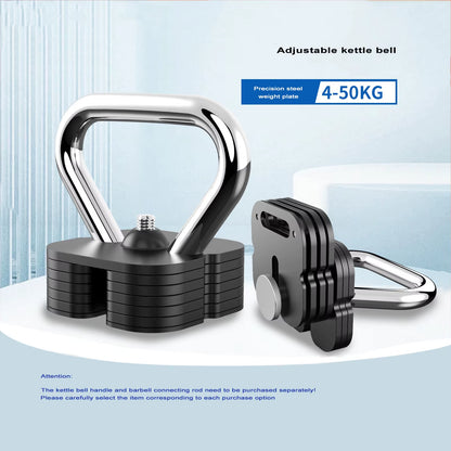 2025 Professional Pure Steel Adjustable Dumbbell Strength Exercise Kettle Bell Barbell 4Kg-102Kg Fast Adjustable Dumbbell