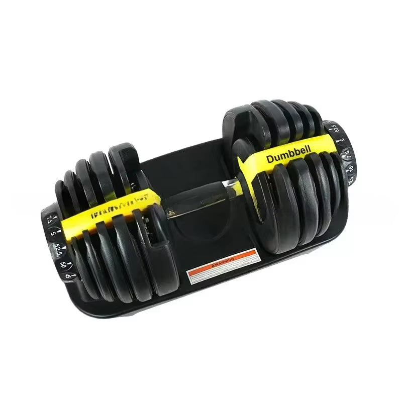 24Kg Adjustable Dumbbell 5 to 52.5Lb Home Gym Dumbbell Muscle Workout Selective Weight Lifting Dumbbell