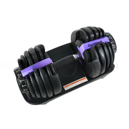 24Kg Adjustable Dumbbell 5 to 52.5Lb Home Gym Dumbbell Muscle Workout Selective Weight Lifting Dumbbell